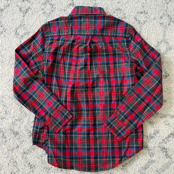 Ralph Lauren Kids Holiday Plaid Shirt Boys size 8 - Picture 9 of 9